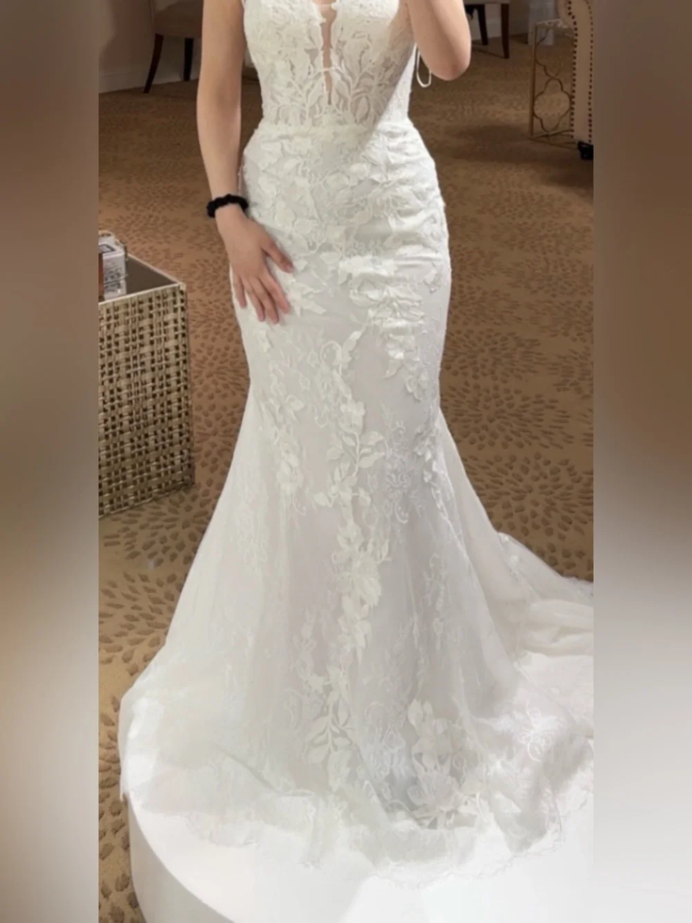 Pronovias NEW-wedding dress unaltered!!! Corset top!! Canceled wedding size 12